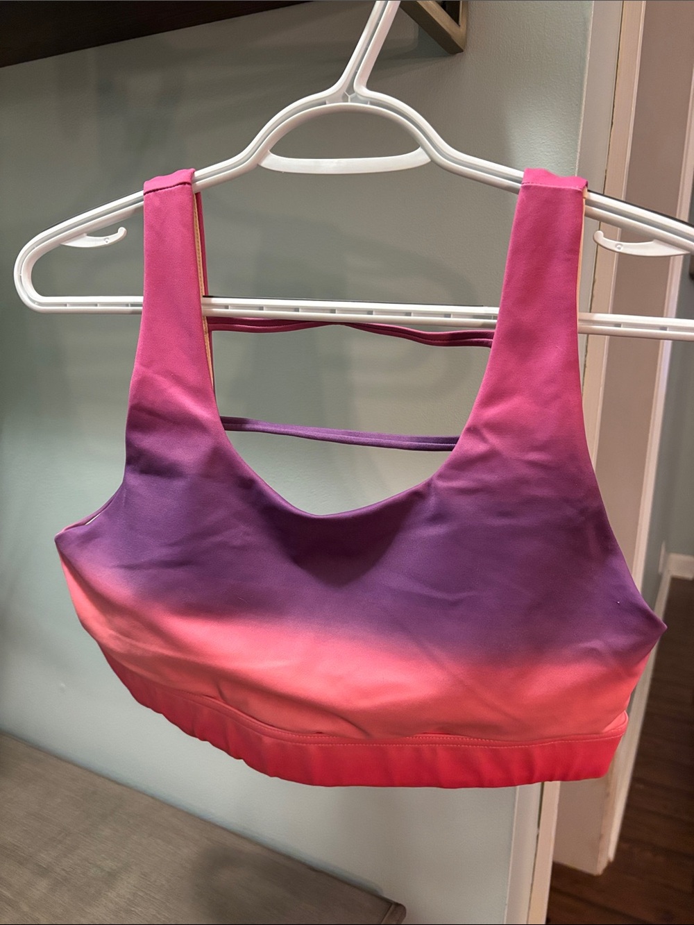 Maven Thread Ombre Pink-Purple Sports Bra
